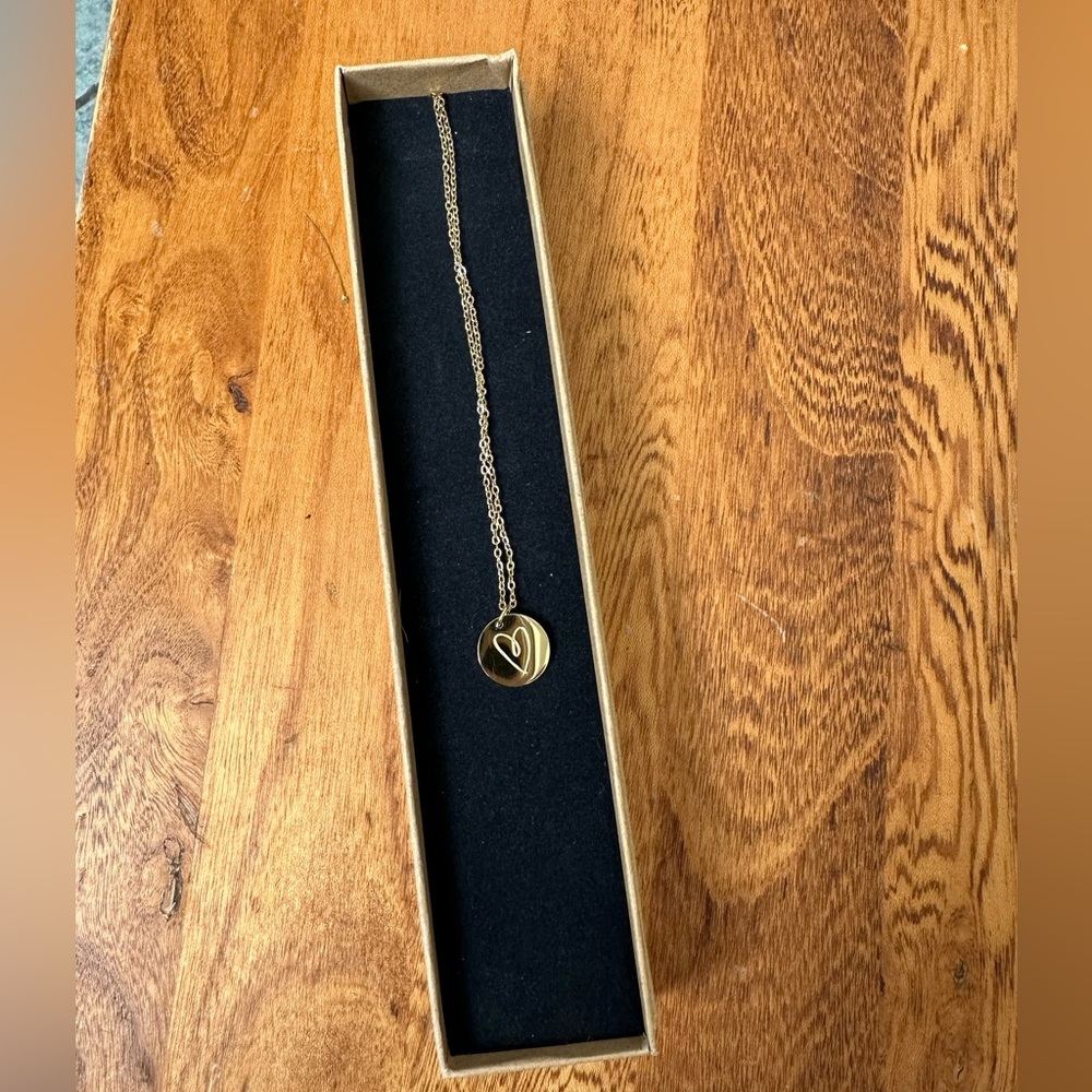 Latched Mama Reversible Heart Necklace